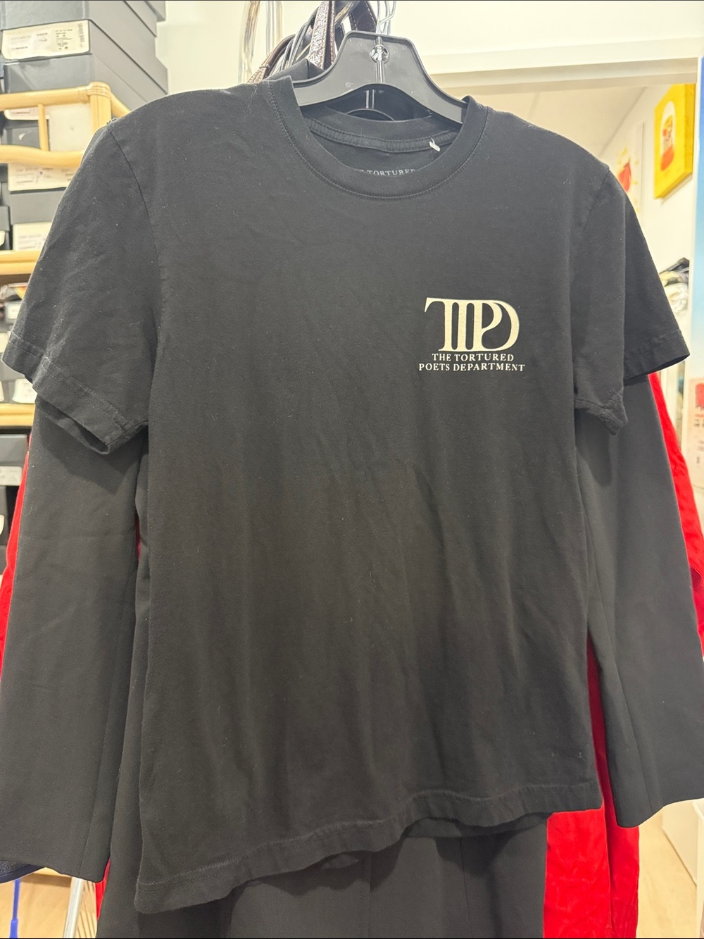 The Tortured Poets Department Taylor Swift Logo Tee - Men's Crew Neck Shirt